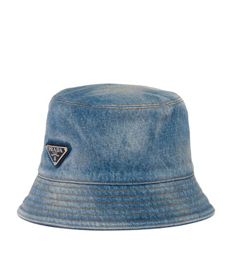 prada bucket ht|prada denim bucket hat.